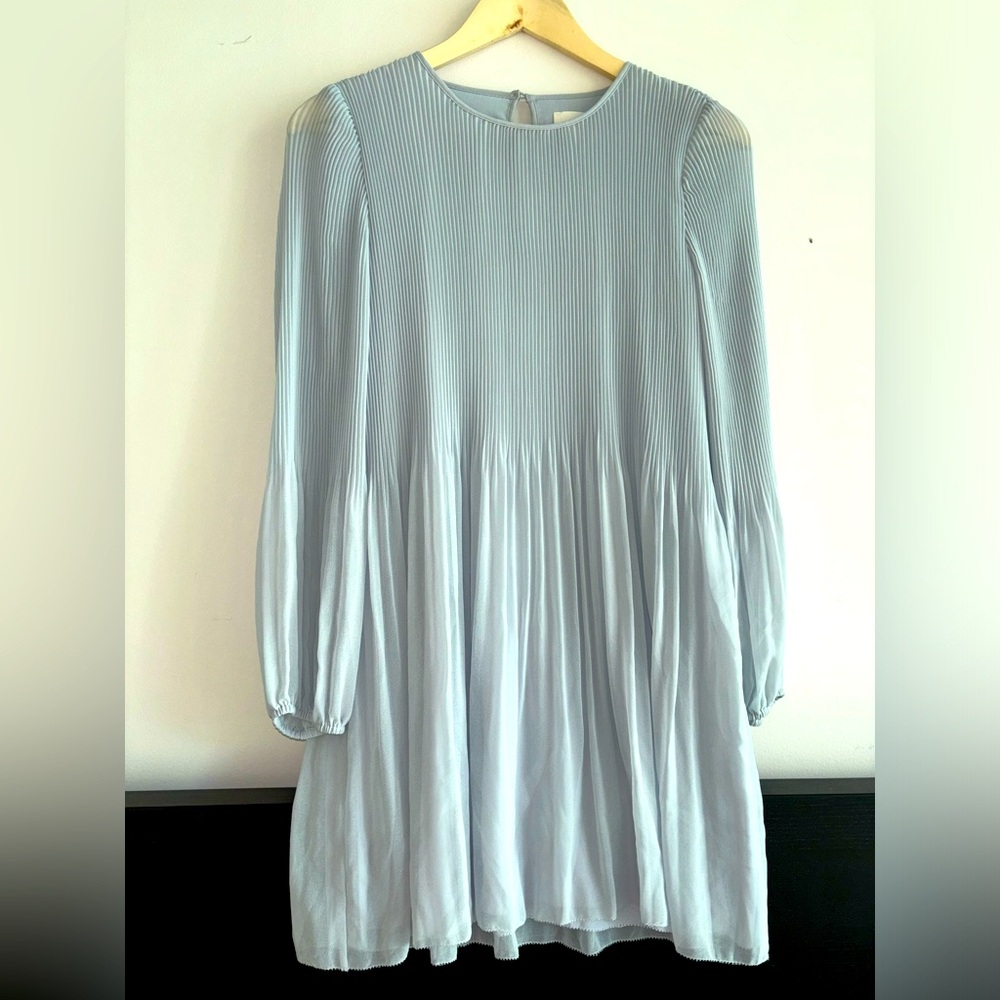 Aritzia Wilfred Daydreamer Mini Dress XS Light Blue